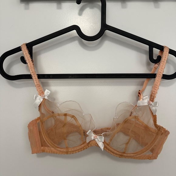 Agent Provocateur Lorna Plunge Bra, Sand, 32b - Picture 2 of 6